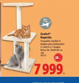 Lidl Zoofari Kaparfa ajánlat