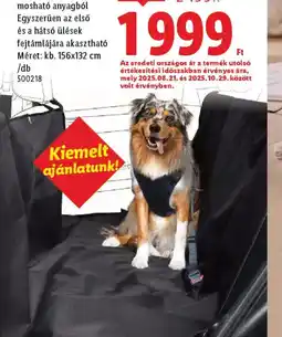 Lidl Zoofari Autvédő takar ajánlat