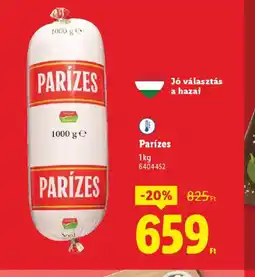 Lidl Parízes ajánlat