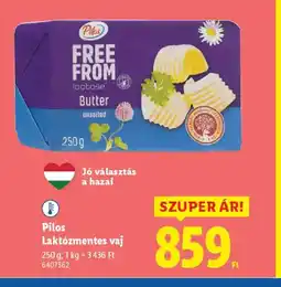Lidl Pilos Laktzmentes vaj ajánlat