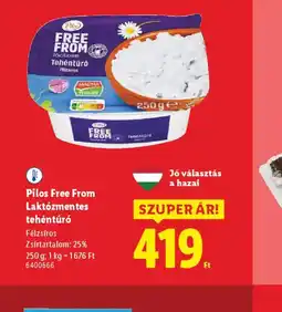 Lidl Pilos Free From Laktzmentes tehéntúr ajánlat