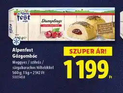 Lidl Alpenfest Gőzgombc ajánlat