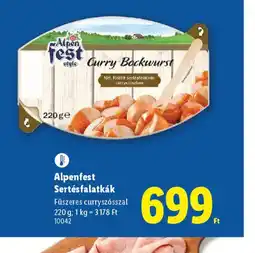 Lidl Alpenfest Sertésfalatkák ajánlat