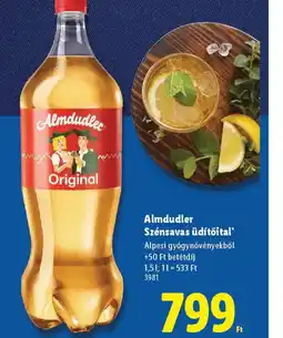 Lidl Almdudler Szénsavas üdítőital ajánlat