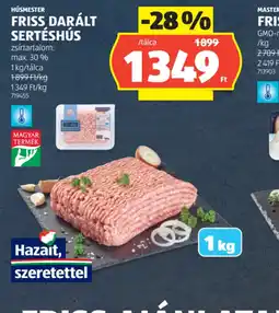 ALDI HÚSMESTER FRISS DARÁLT SERTÉSHÚS ajánlat