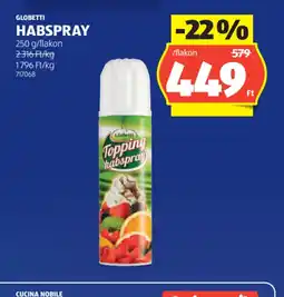 ALDI GLORETTI HABSPRAY ajánlat