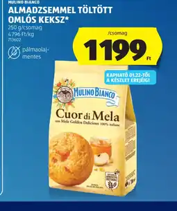 ALDI MULINO BIANCO ALMÁDZSEMMEL TÖLTÖTT OMLS KEKSZ ajánlat