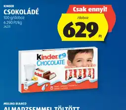 ALDI KINDER CSOKOLÁDÉ ajánlat