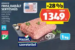 ALDI HÚSMESTER FRISS DARÁLT SERTÉSHÚS ajánlat
