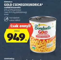 ALDI BONDUELLE GOLD CSEMEGEKUKORICA ajánlat
