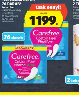 ALDI CAREFREE TISZTASÁGI BETÉT ajánlat