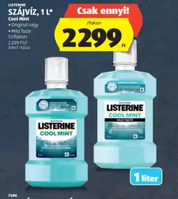 ALDI LISTERINE Szájv DEEP CLEANING EFFECT UP TO 12 HOURS FRESz ajánlat