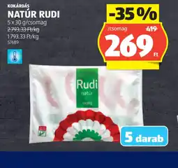 ALDI KOKÁRDÁS NATÚR RUDI ajánlat