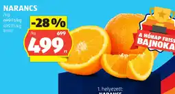 ALDI NARANCS ajánlat