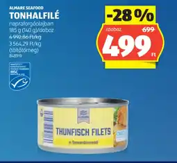 ALDI ALMARE SEAFOOD TONHALFILÉ ajánlat