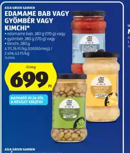 ALDI ASIA GREEN GARDEN EDAMAME BAB ajánlat
