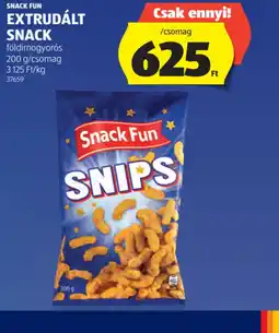 ALDI Snack Fun SNIPS EXTRUDÁLT SNACK ajánlat