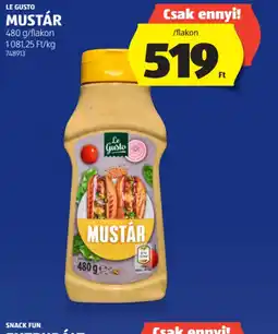 ALDI LE GUSTO MUSTÁR ajánlat