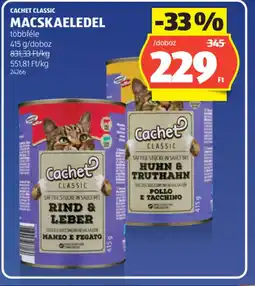 ALDI CACHET CLASSIC MACSKAELEDEL ajánlat