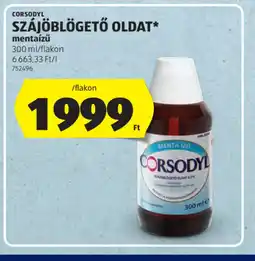 ALDI CORSODYL SZÁJÖBLÖGETŐ OLDAT ajánlat