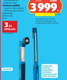 ALDI WORKZONE LED-MUNKALÁMPA ajánlat