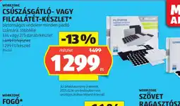 ALDI WORKZONE CSÚSZÁSGÁTL- VAGY FILCALÁTÉT-KÉSZLET ajánlat