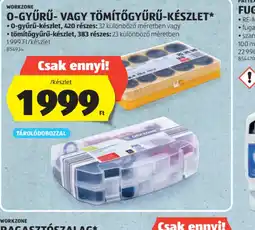 ALDI WORKZONE O-GYŰRŰ- VAGY TÖMÍTŐGYŰRŰ-KÉSZLET ajánlat