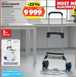 ALDI WORKZONE ÖSSZECSUKHAT KÉZIKOCSI ajánlat