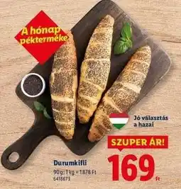 Lidl Durumkifli ajánlat