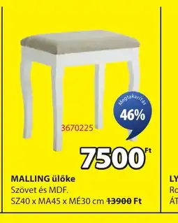 JYSK MALLING ülőke ajánlat