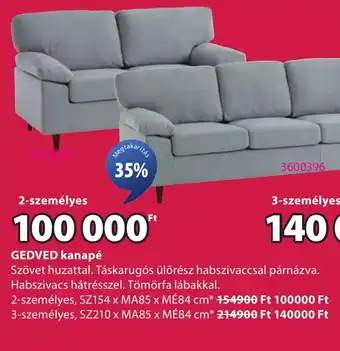 JYSK GEDVED kanapé ajánlat