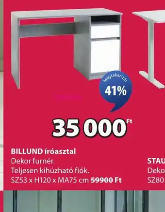 JYSK BILLUND írasztal ajánlat