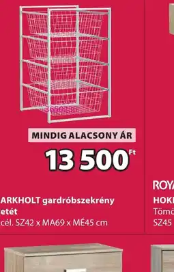 JYSK MARKHOLT gardrbszekrény ajánlat