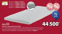 JYSK WELLPUR GOLD T65 fekvőbetét ajánlat