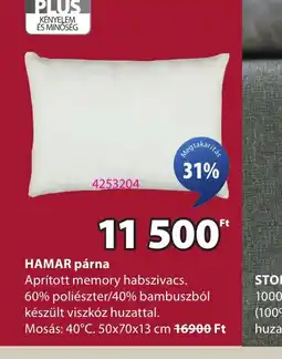 JYSK HAMAR párna ajánlat