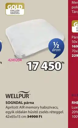 JYSK WELLPUR SOGNIDAL párna ajánlat