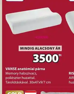 JYSK VANSE anatmiai párna ajánlat