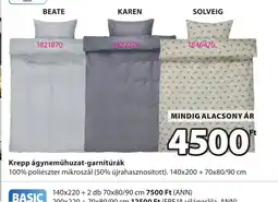 JYSK Krepp ágyneműhuzat-garnitúra ajánlat