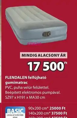 JYSK FLENDALEN felfújható gumimatrac ajánlat