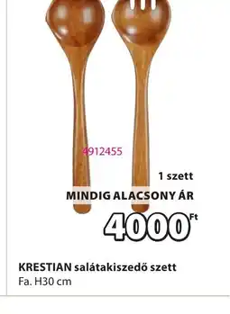 JYSK KRESTIAN salátakiszedő szett ajánlat