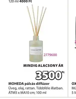 JYSK MOHEDA pálcás diffúzor ajánlat