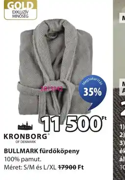 JYSK KRONBORG BULLMARK fürdőköpeny ajánlat
