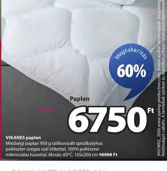 JYSK VIKANES paplan ajánlat