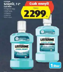 ALDI Listerine Szájvíz, 1L Cool Mint ajánlat