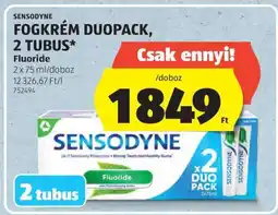 ALDI SENSODYNE FOGKRÉM DUOPACK, 2 TUBUS ajánlat