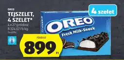 ALDI OREO TEJSZELET, 4 SZELET ajánlat