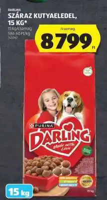 ALDI DARLING SZÁRAZ KUTYAELEDEL, 15 KG ajánlat