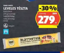 ALDI GOOD CHOICE Leveleles Tészta ajánlat