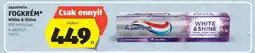 ALDI Aquafresh Fogkrém White & Shine ajánlat