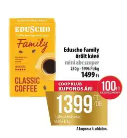 Coop Eduscho Family őrölt kávé ajánlat